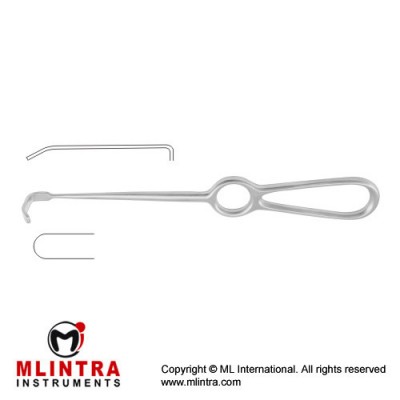 Kocher-Langenbeck Retractor Stainless Steel, 21.5 cm - 8 1/2" Blade Size 60 x 13 mm